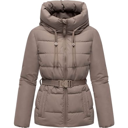 Marikoo dames winterjas Himee met tailleceintuur & magneetzakken