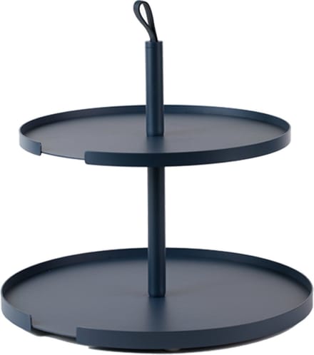DesignBite - Big Hug Cake Stand 2 Levels - midnight blue - Blauw