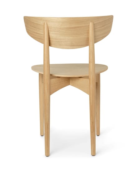 Ferm Living Herman stoel met houten frame - Eiken wit geolied