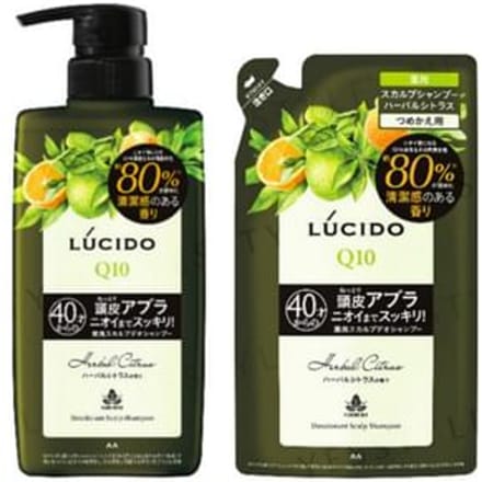 Mandom - Lucido Q10 Medicated Scalp Deo Shampoo Herbal Citrus 450ml