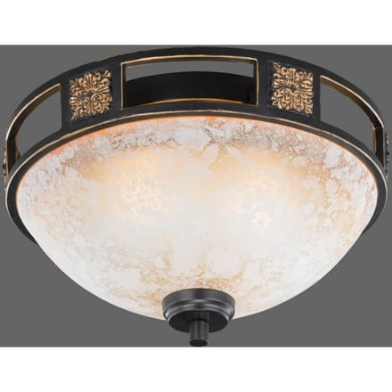 Trio Lighting Caecilia plafondlamp in antiek vorm, 33 cm