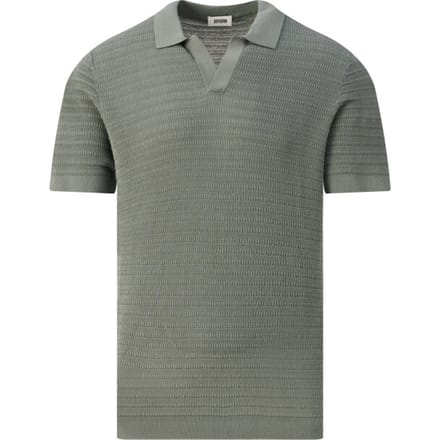 slim fit poloshirt met V-hals model 'Braian'