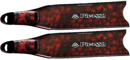 Picasso Supreme Carbon Speervissen Vinnen Rood EU 37-38