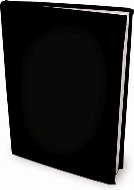 Rekbare boekenkaften A4 - Zwart - 6 stuks