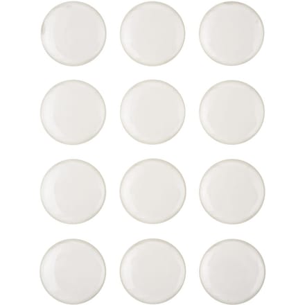 Epoxy Sticker "Dorzichtig", 12 stuks - Ø 20 mm