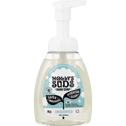 Molly's Suds, Handzeep, Ongeparfumeerd, 244ml (8,25 vloeibare ounces) white