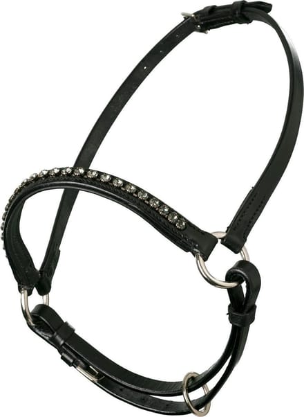 MHS Showhalster Mon Cherie Zwart/Zwart mini jaarling (mt 2)