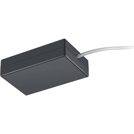 Spanningsrail Voedingsconnector Flexibel - DUOLINE - 2 Fase - Mat Zwart