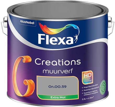 Flexa - Creations Muurverf Extra Mat - On.00.59 - Mengverf - 2,5 L