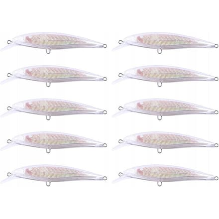 10x Wobler Body 11cm 11.6g - Zelf Schilderen - Vissen