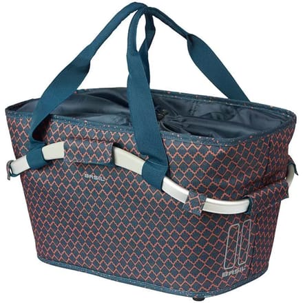 Basil Flair - Carry All achtermand MIK - 22L - Navy - Waterafstotend - Reflectiedetails