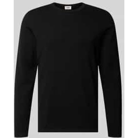 slim fit longsleeve van puur katoen
