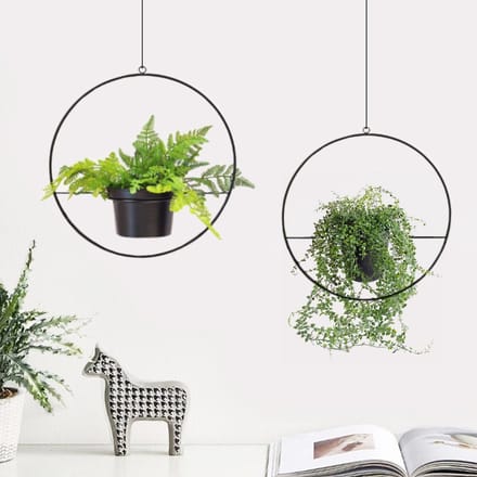 Plantenhanger Opsterland set van 2 zwart