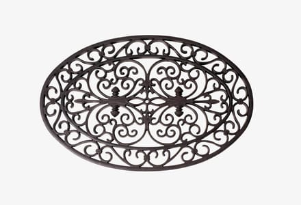 Deurmat Rubber Ovaal 70 x 45 cm