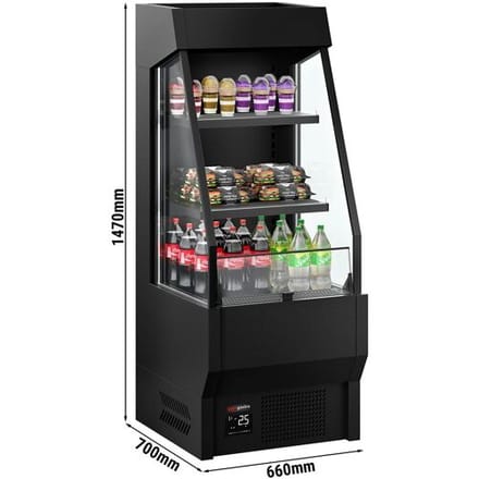 GGM Gastro Wandkühlregal - 660mm - 150 Liter - mit 2 Ablagen