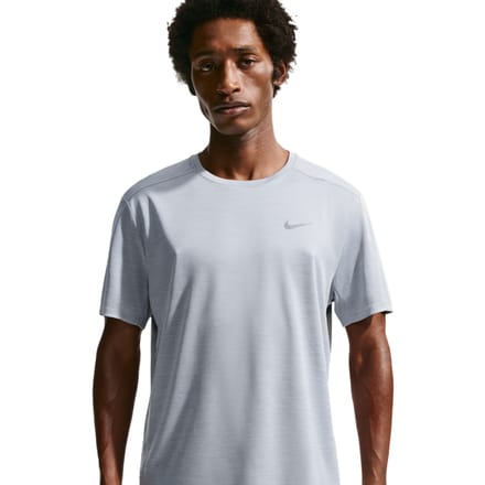Nike Miler T-shirts Heren - Grijs - Maat XXL - Poly Jersey