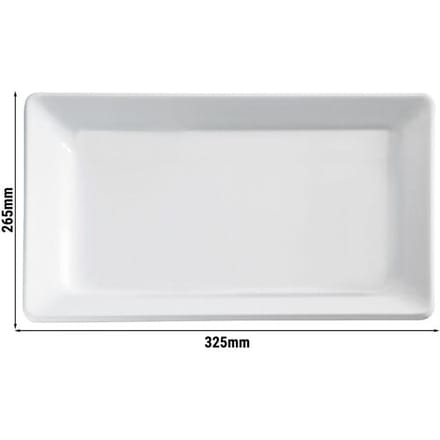 GGM Gastro (6 Stück) GN-Tablett 1/2 - FRIENDLY - PET - Höhe: 30mm - Weiß