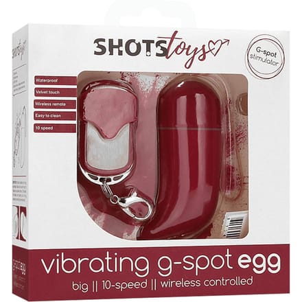 Shots Toys by Shots - Wireless Vibrating G-Spot Egg - Large