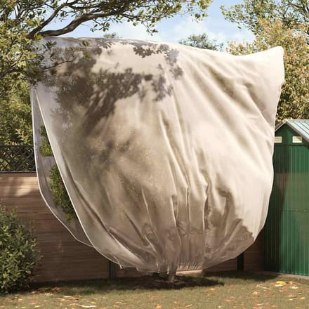 vidaXL Vorstbescherming Plantenfleece Covers 3 st Beige 3 x 3,93 m