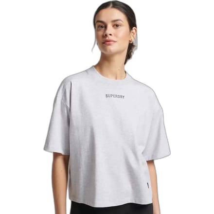 Superdry Dames tshirt Code Tech Oversized T-shirt met wijdvallende pasvorm