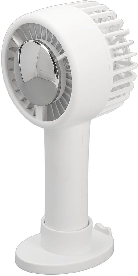 Allecto - Draagbare Mini Airco Ventilator - USB Oplaadbare Handventilator - 3 Snelheden - Wit - Ventilatie - Compacte Koeling - Geschikt voor Binne...