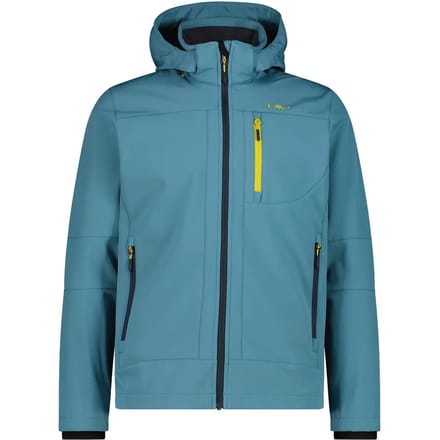 Verwarmde softshell jas met afneembare capuchon CMP
