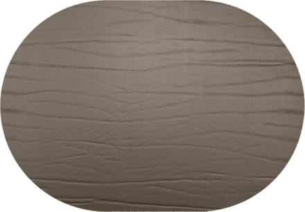Daff Leatherixx Dumbo Placemat - Leer - Ovaal - 34 x 42 cm - Espresso