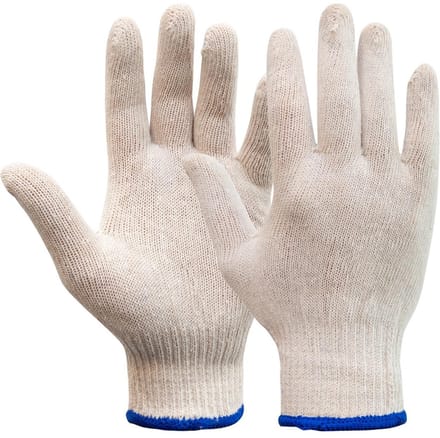OXXA - Interlock werkhandschoenen - Katoen / Polyester - Maat 9 (L) - 12 paar