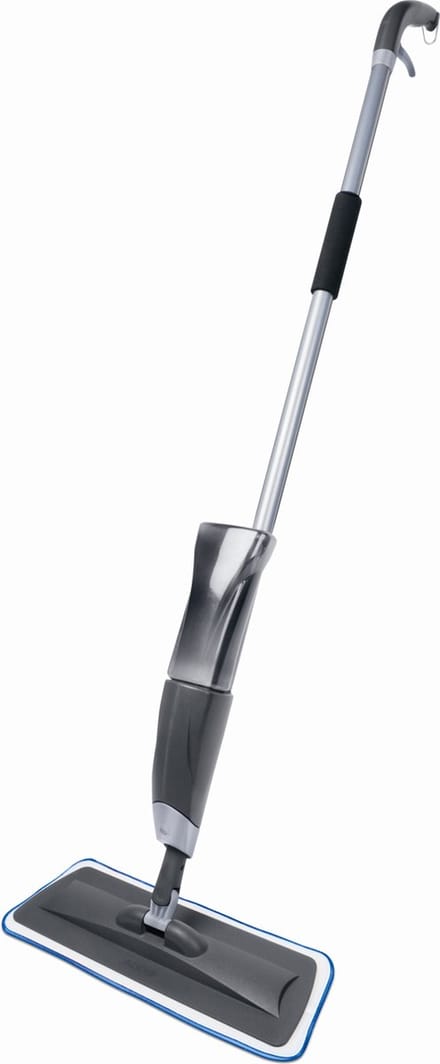 Vloerwisser met Spray - Dweil - Spray mop - Antraciet - Microvezel