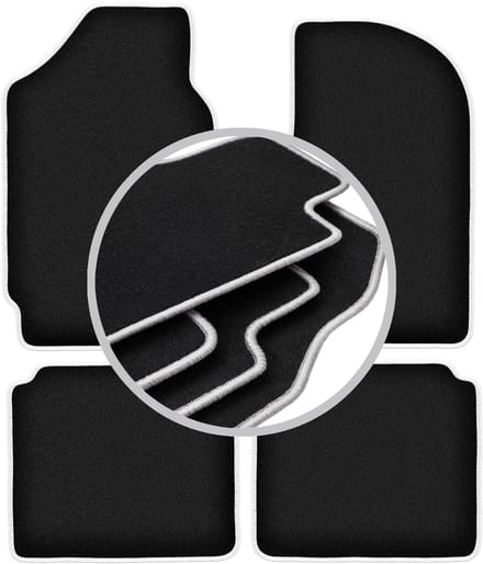 CARLUX-SILVER automatten voor: FSO Polonez liftback (1971-2002)