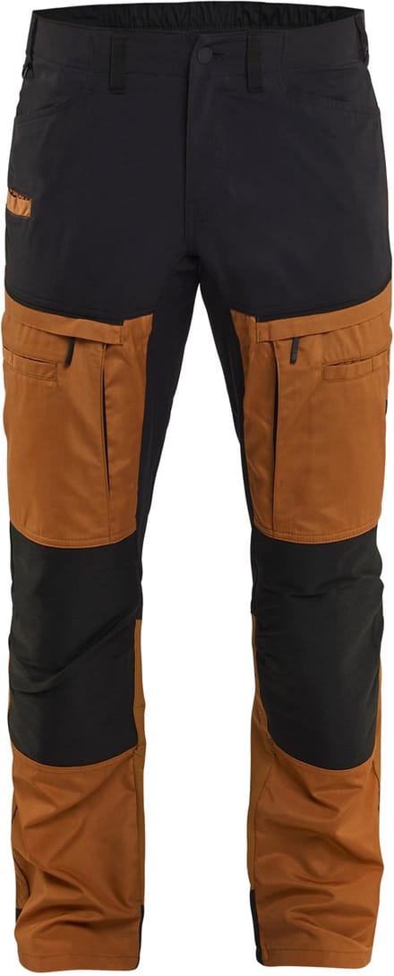 Blaklader Service werkbroek met stretch 1456-1845 - Roest/Zwart - C52