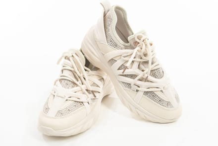 Zerba - Dames Sneakers - Maat 36 - Champagne Leer - Voghiera