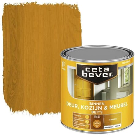 Cetabever - Binnenbeits Deur, Kozijn & Meubel Transparant Zijdeglans - Grenen - 250 Ml