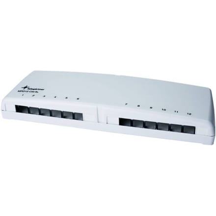 Telegärtner 100021394 Verdeler Zonder connectoren Wit