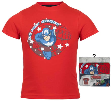 Avengers Captain kort kinder-t-shirt, top 98/104 cm