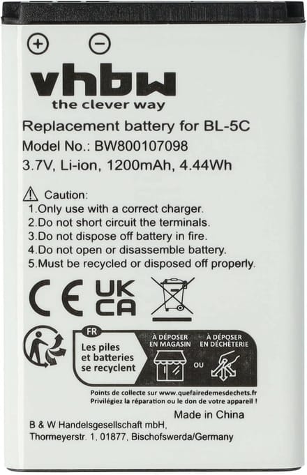 Radio Batterij - Accu Vervanging - Draagbaar Geluid - Lithium-ion Technologie - 1200 mAh 37V