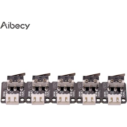 Aibecy 5st 3D Imprimante Stukken Eindstoppen Eindschakelaar 3Pin voor CR-10 zwart