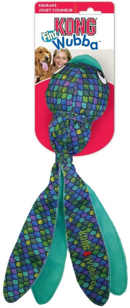 KONG Dog Toy Wubba Finz Blue Large 37x9cm