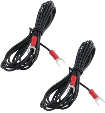 Fonograaf Draaitafel Aarding - 2 m HiFi Aarde Draad met 18AWG Kabel en U-Type Connectoren