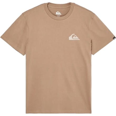 Quiksilver Evo Mini Logo T-shirt Met Korte Mouwen Bruin M Man