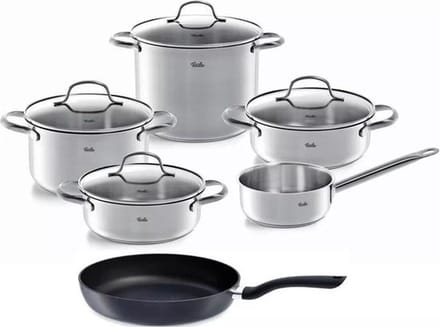 Fissler San Francisco Pannenset met Cenit Koekenpan - 6-delig