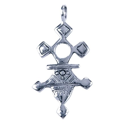 Zilveren Toeareg ketting hanger