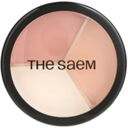 The Saem - Cover Perfection Triple Pot Concealer - 7 Types 2025 Version - #07 Pink Beige