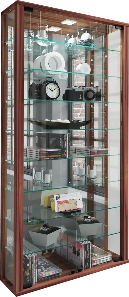 Vitrinekast Hangende vitrinekast Vitrosa Maxi spiegel van glas