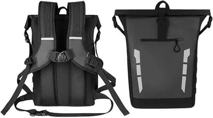 Motorbagage Koffer - Motorfiets Tas - Reizen - Modulair Ontwerp - 20L Capaciteit - Zwart