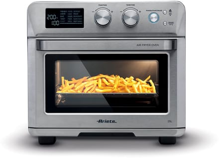 Ariete 4629/11 - Airfryer oven - 25 liter - 1700 Watt - LED-display - 15 programma's - tot max. 230 °C - Zilver