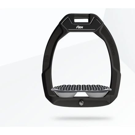 Veiligheids stijgbeugels Endurance Zwart/Grijs/Grijs Flex-On Safe-On