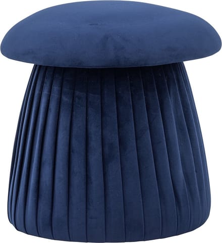 Bloomingville Poef Roberta Blauw