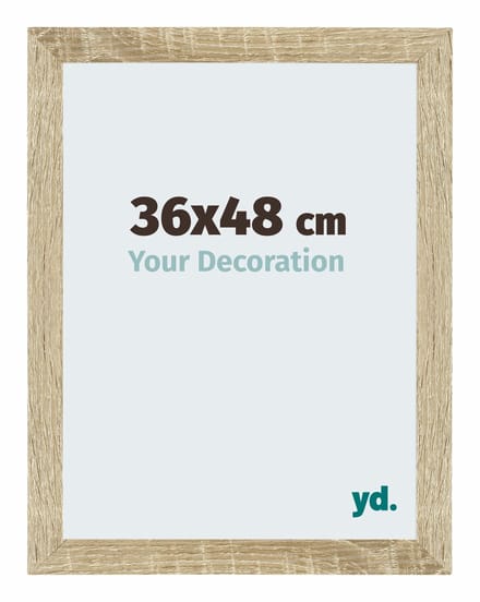 Your Decoration - Fotolijst 36x48 cm - MDF - Sonoma Eiken - Mura
