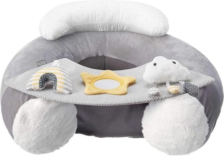 Nûby - Opblaasbaar Zitkussen Wolk & Ster met Speeltafel - 6m+